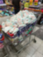 some of the personal care supplies FTLOM was able to purchase with funds donated by supporters to ensure each of the 85 kids at Esperanza got gifts!