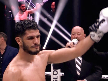 Youssef Boughanem vainqueur par KO technique pour ses débuts au Glory Kickboxing