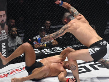 Mickael Lebout battu sur TKO à l'Ares 14