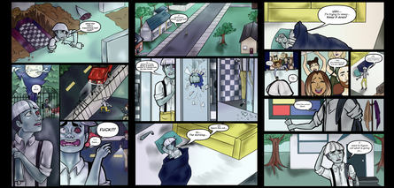 Comic, digital art, original character