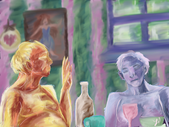 Color, digital painting, figure drawing, figure, still life, student