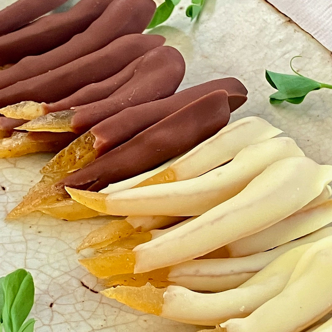 オーガニックピールチョコ　日向夏ホワイトミルク