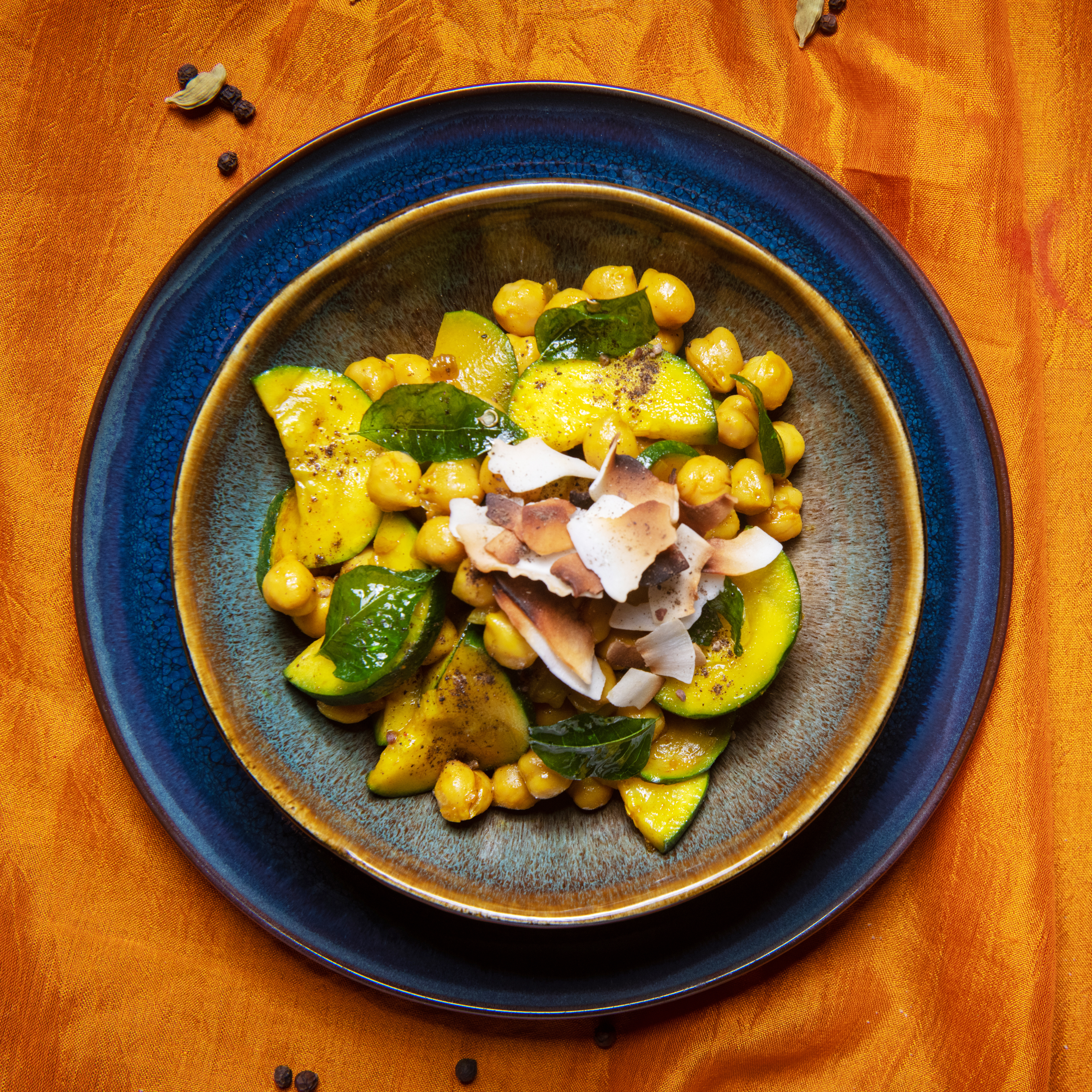 Arranged Food and Objects