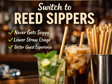 Why Restaurants Are Switching to Reed Sippers (And Saying Goodbye to Soggy Paper Straws)