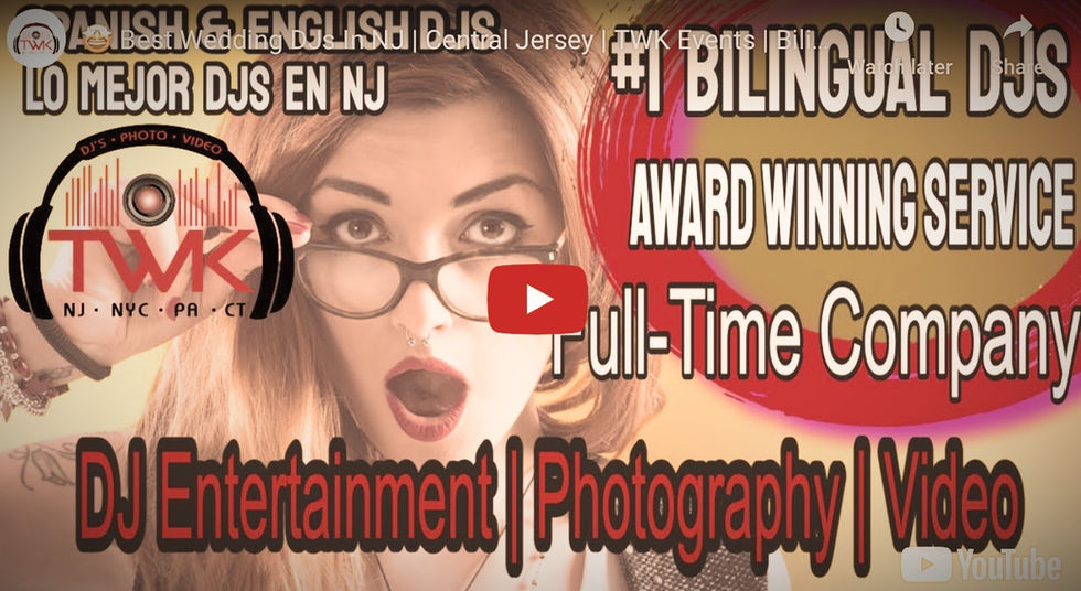 🤩 Best Wedding DJs In NJ | Central Jersey | TWK Events | Bilingual | Spanish and English DJ