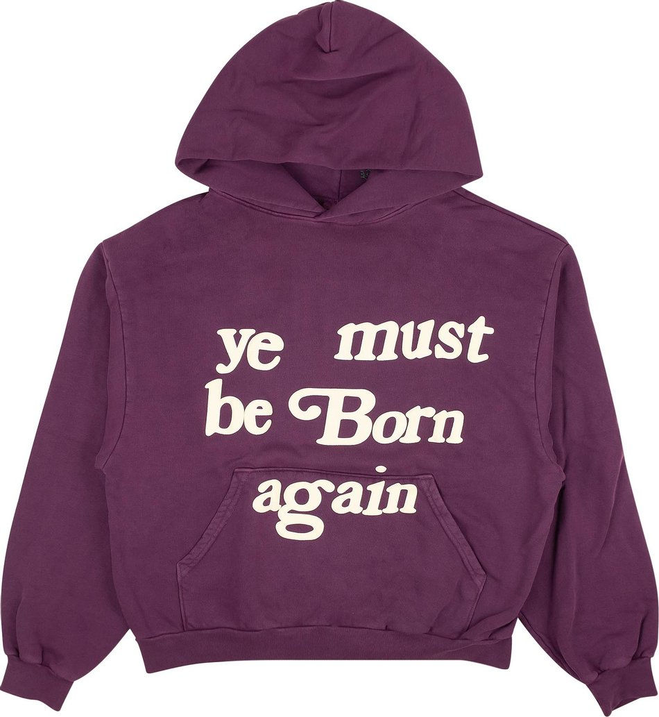 Cactus Plant Flea Market YE MUST BE BORN AGAIN Hoodie Purple