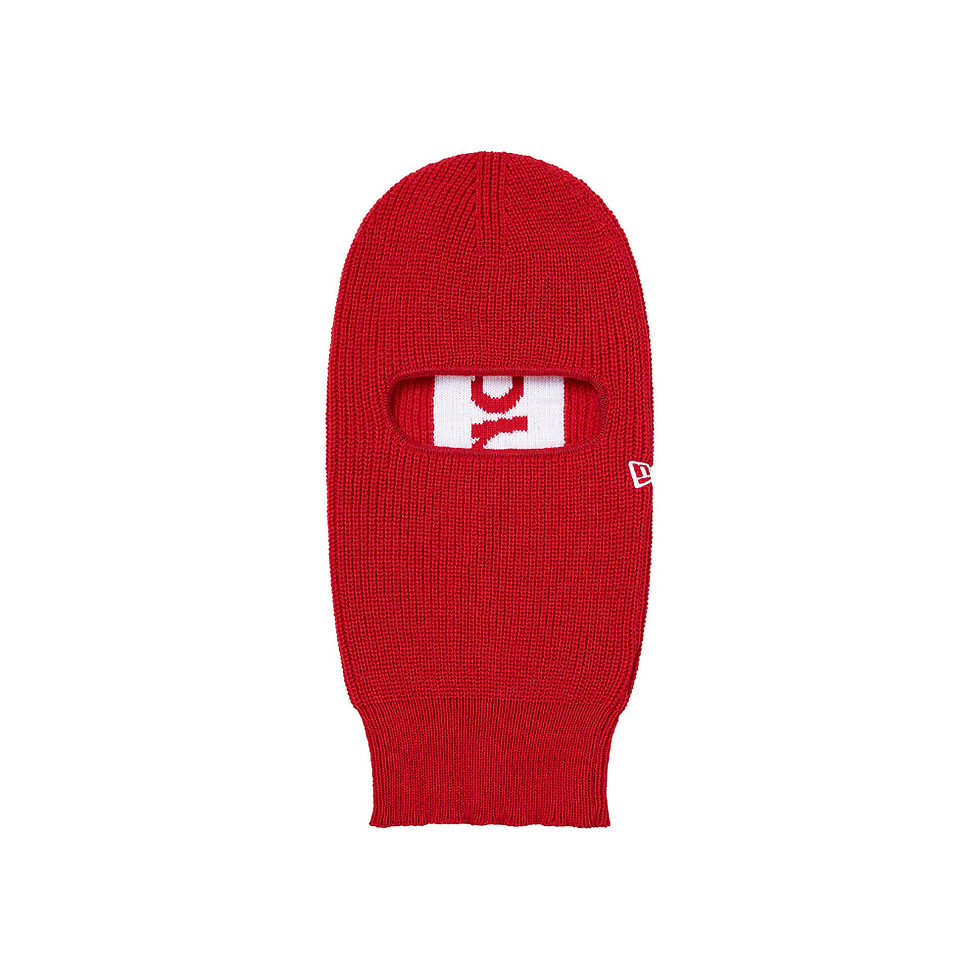 Supreme x New Era Balaclava Red