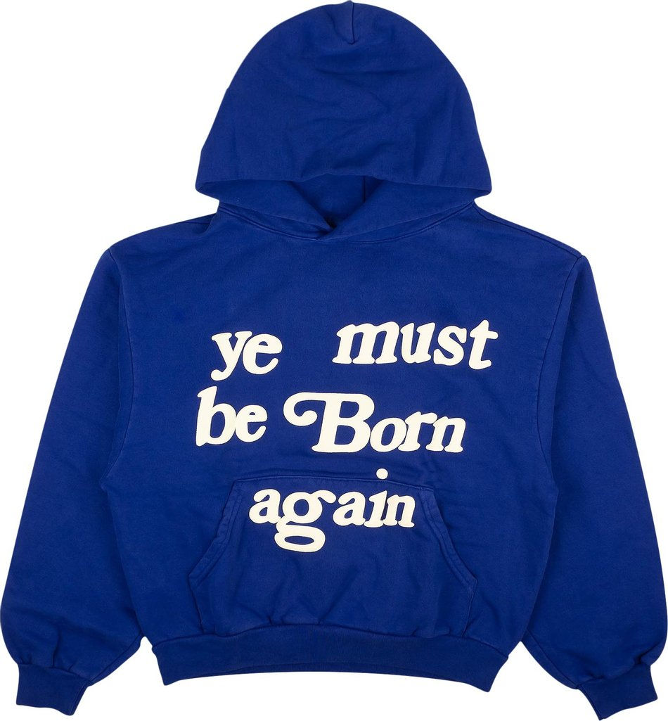Cactus Plant Flea Market YE MUST BE BORN AGAIN Hoodie Blue