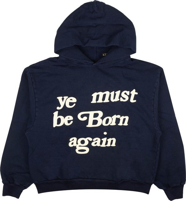 Cactus Plant Flea Market YE MUST BE BORN AGAIN Hoodie Navy