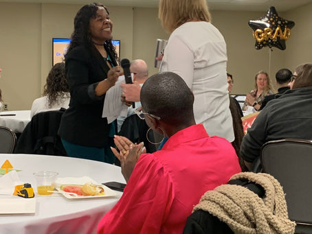 Dr. Lindiwe Helm sharing wisdom with the 2025 WIST graduates.