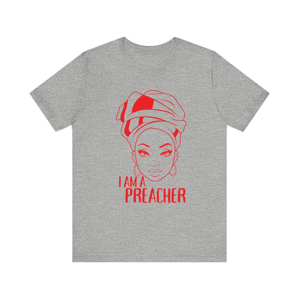 Thumbnail: I am Preacher t-shirt in gray