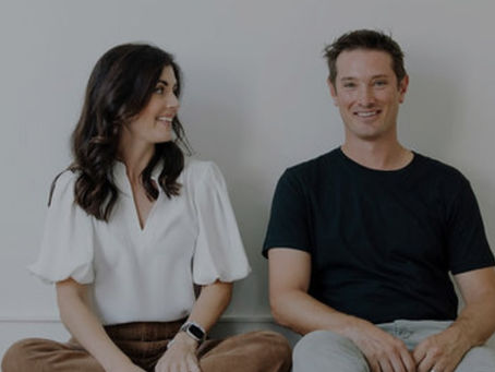 Lauren Koch looking at Tucker Koch smiling