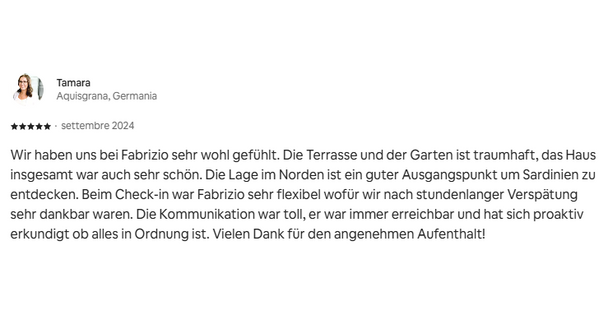 recensioni Fabrizio's apartment 1