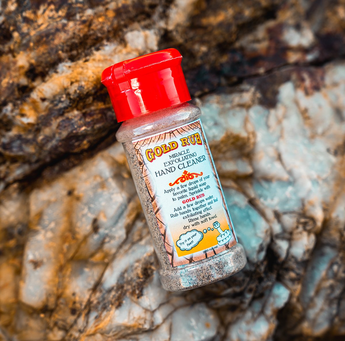 bottle of gold rub