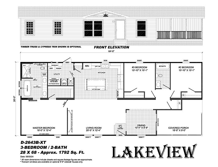 Manufactured Home Floor Plan