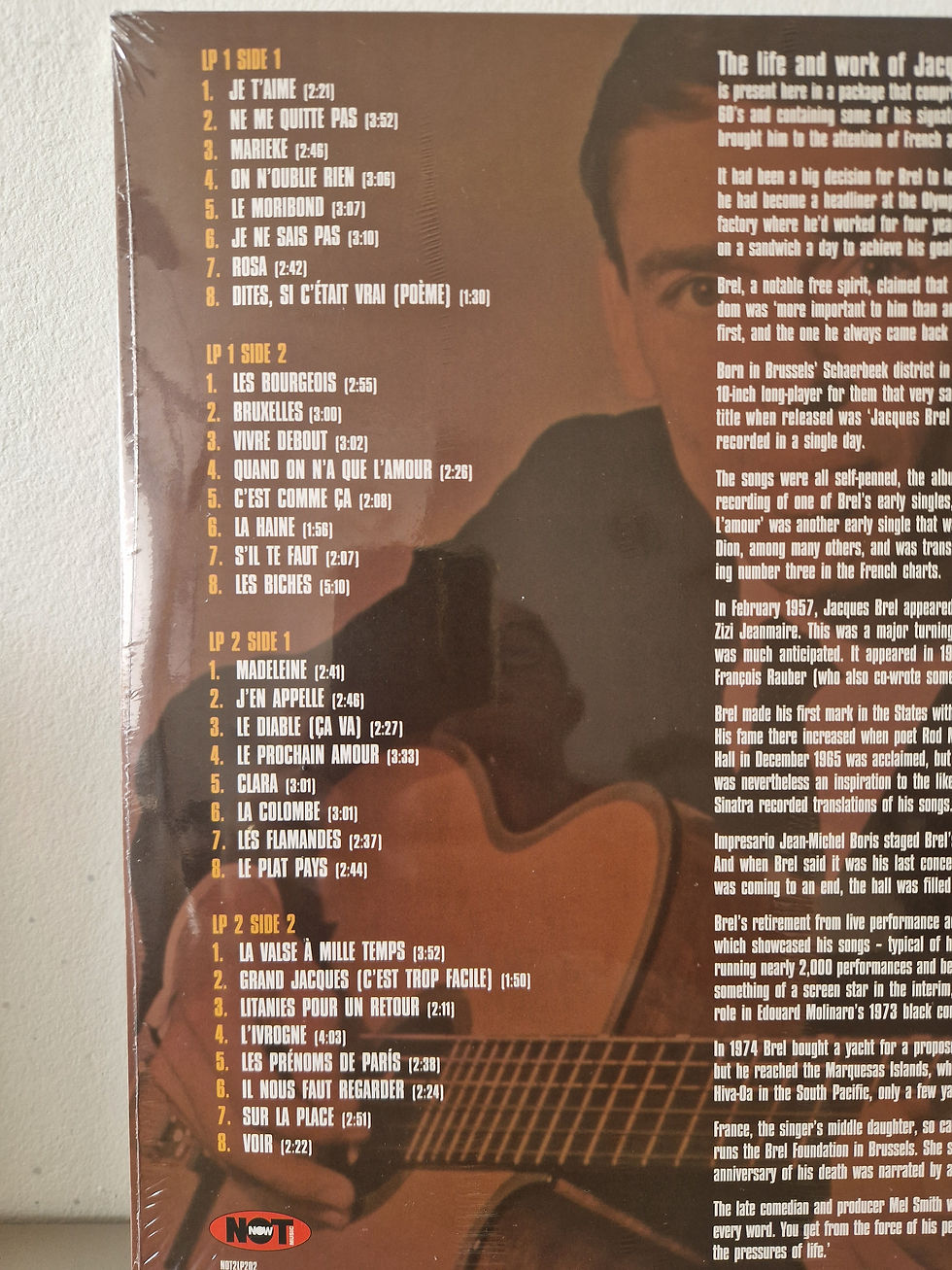 Miniature : Jacques Brel - Best Of - vinyle 2LP couleur 180gr