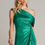 Thumbnail: Danai Metallic Waterfall Flounce Dress