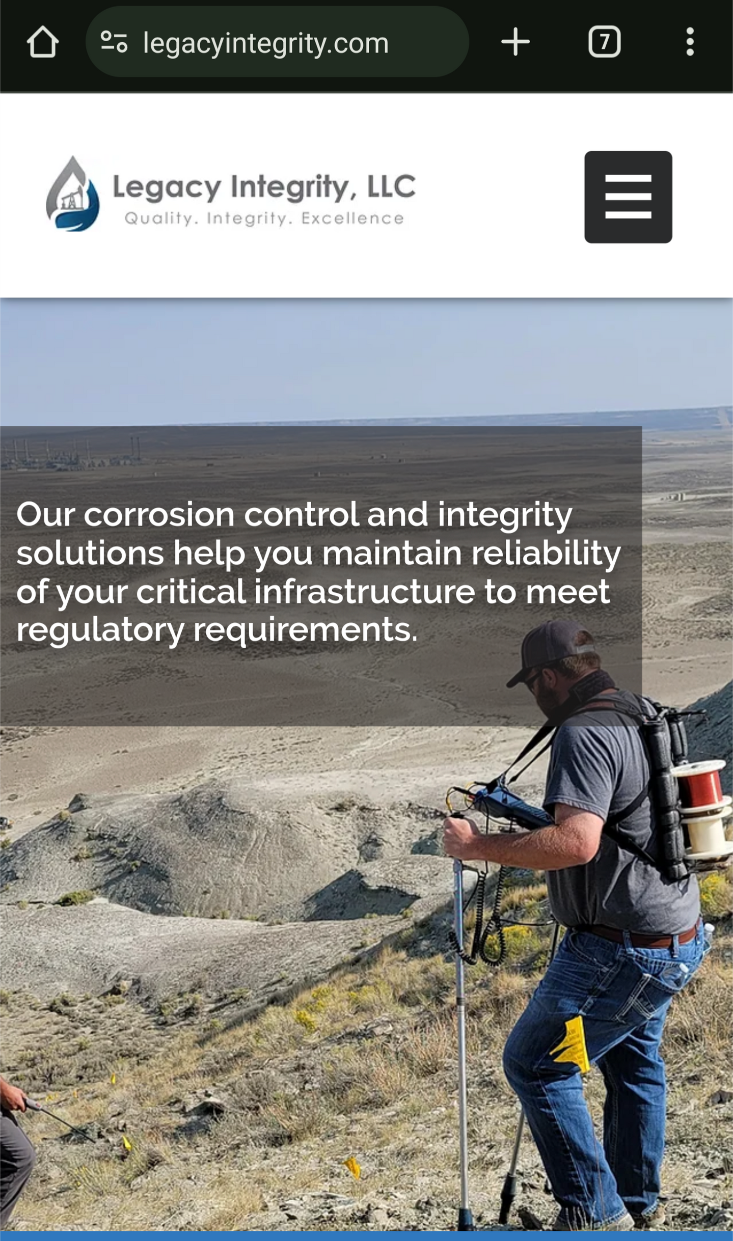 Legacy Integrity Website Design