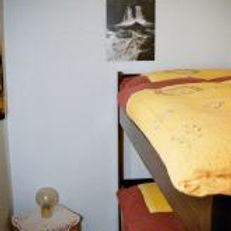 Schlafzimmer mit Kajütenbett