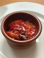 Stewed plums