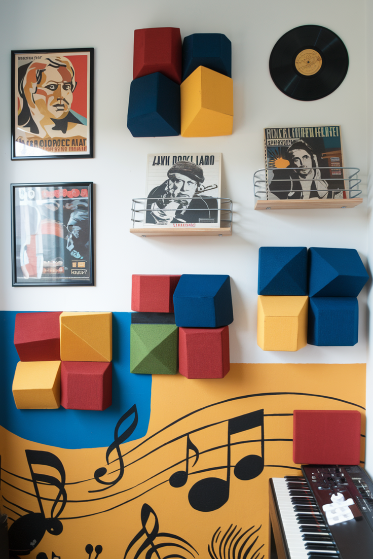 Creative Music Studio Wall Décor