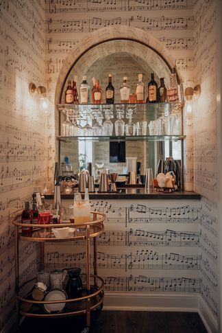 Music-Themed Home Bar Decor Essentials