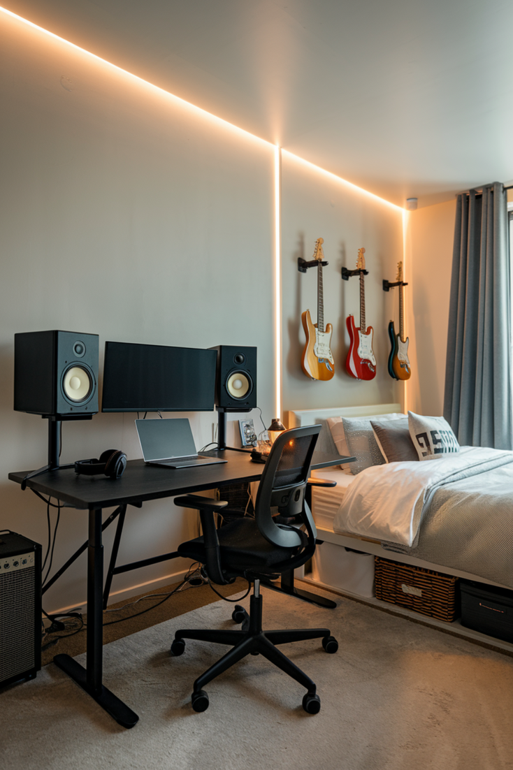 Bedroom Music Studio Design Ideas
