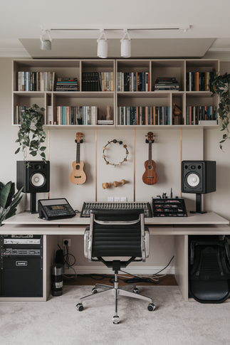 Modern Home Offices with a Music Twist