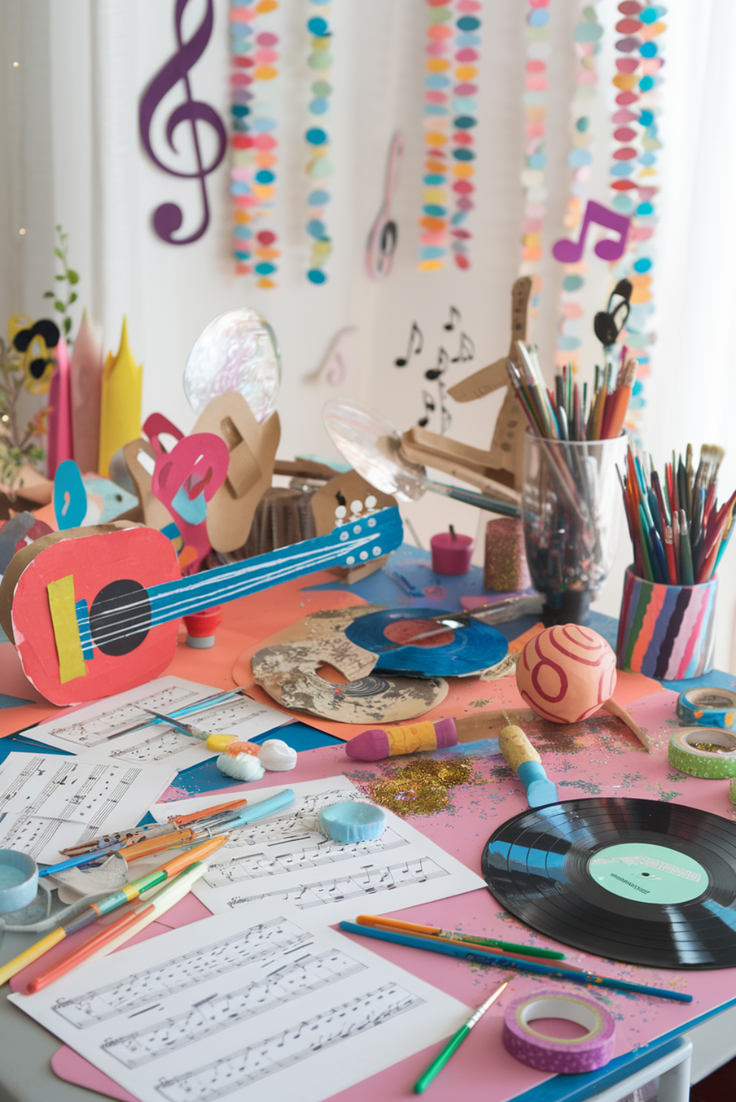 Fun DIY Music-Themed Crafts to Make at Home
