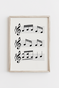 Music Prints: Elegant and Simple Artwork
