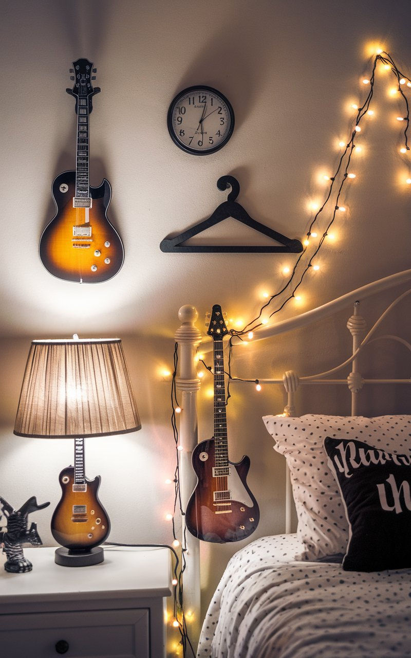 15 Guitar-Themed Bedroom Decor Ideas You’ll Love