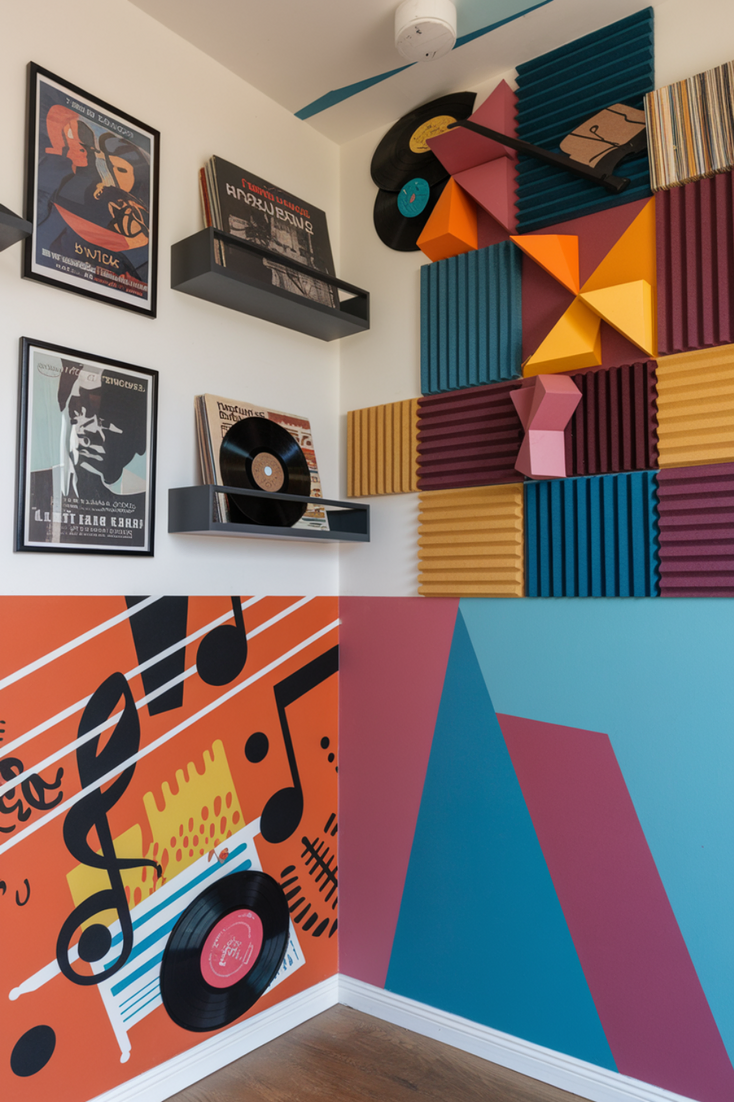 Creative Music Studio Wall Décor