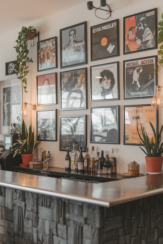 Music-Themed Home Bar Decor Essentials