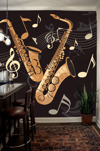 Music-Themed Home Bar Decor Essentials