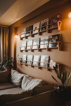 music vinyl record wall