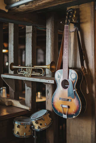 Music-Themed Home Bar Decor Essentials