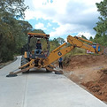 Proceso de construcción de carretera Real del Monte Hidalgo