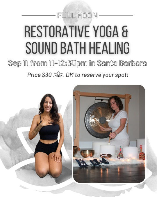 Full Moon Restorative Yoga & Sound Bath