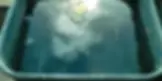 Sediment in a water container