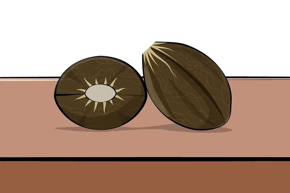 Example of nicked marijuana seeds