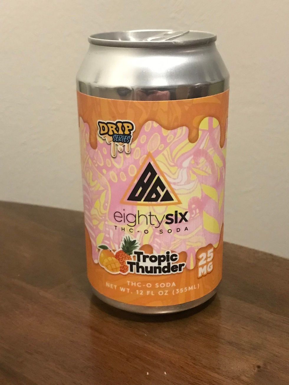 thco soda can close up