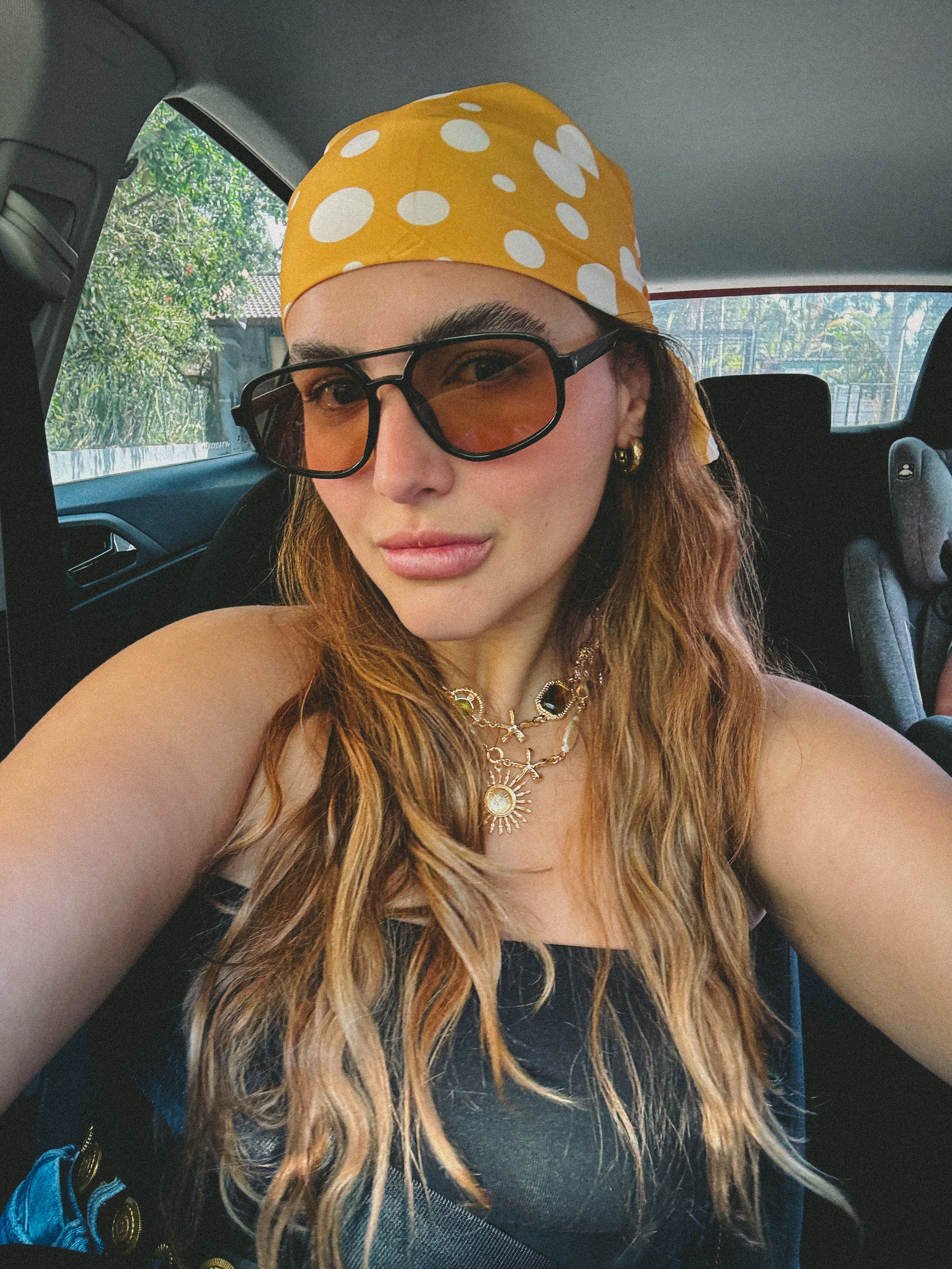 lenço polka dots