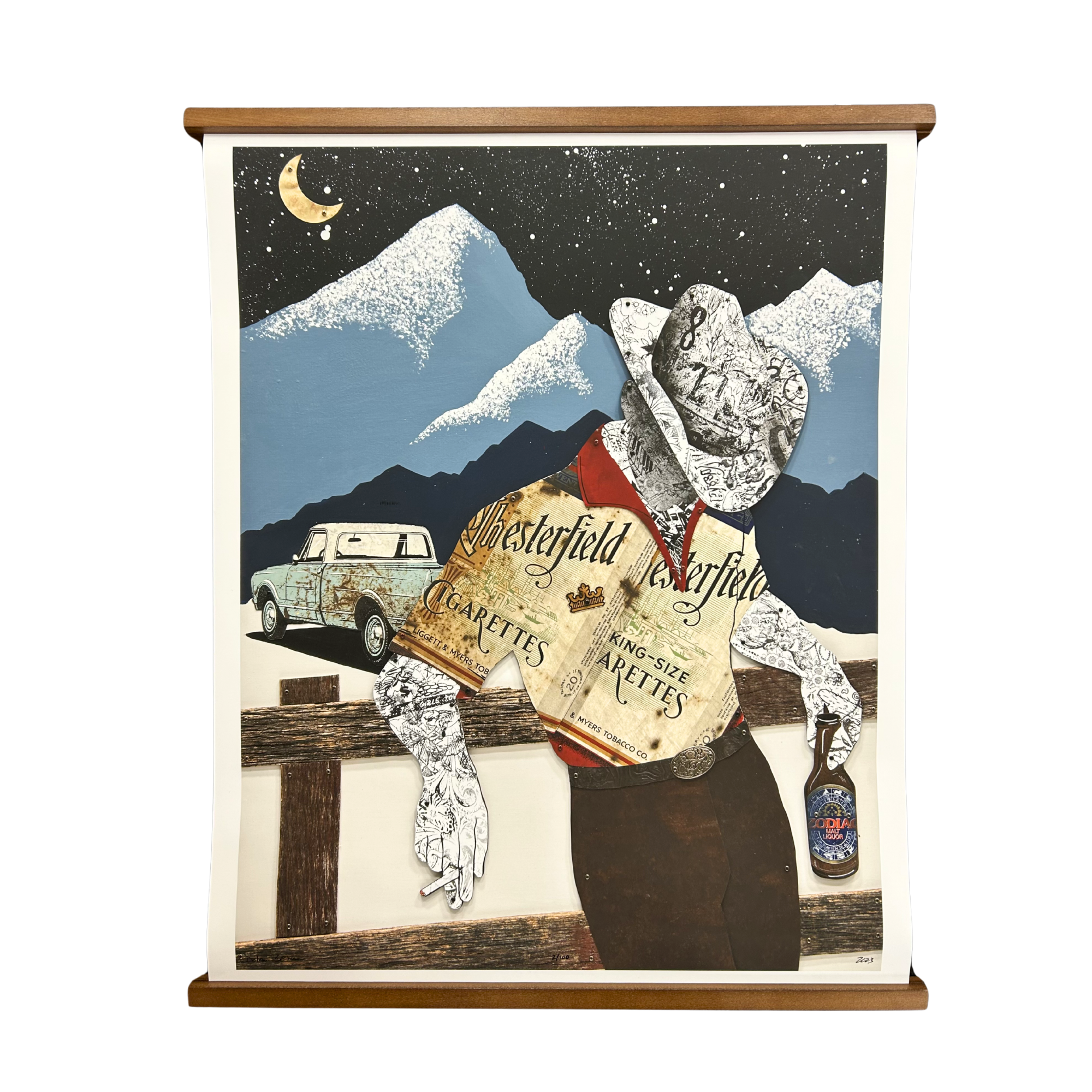 Tail Light Cocktail Print by Dolan Geiman