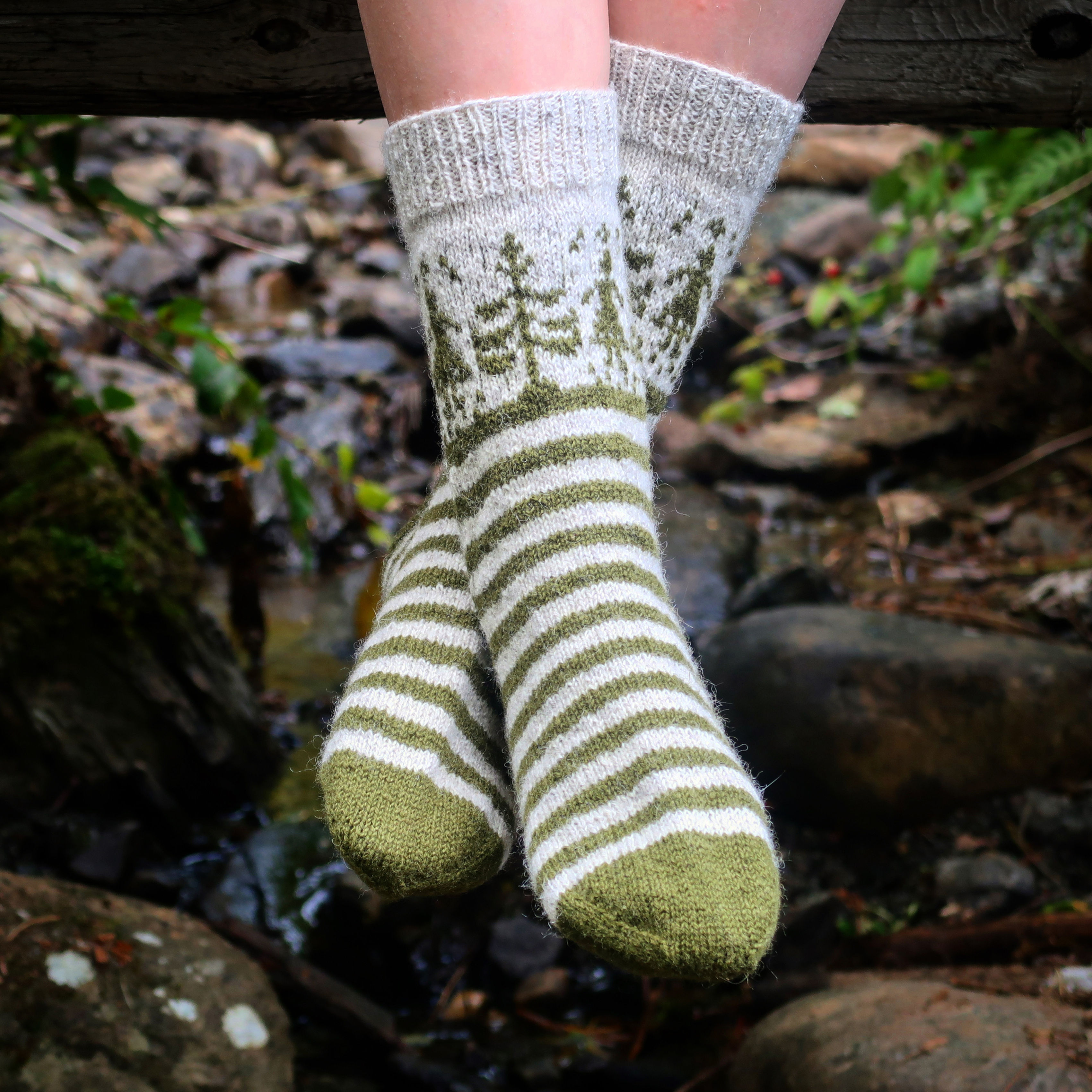 Forest Path Socks