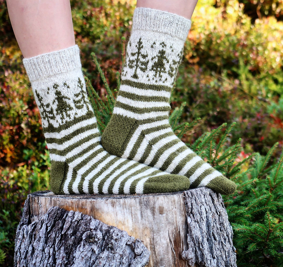 Thumbnail: Forest Path Sock Yarn Kit