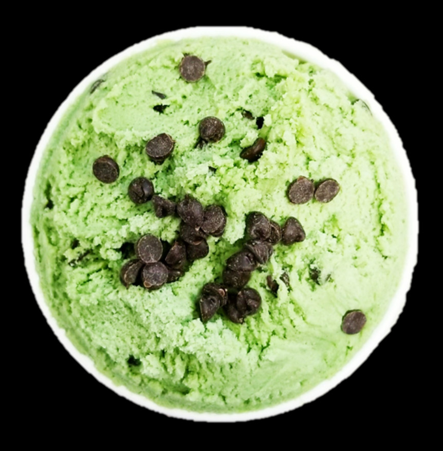 mint chocolate chip hot chocolate