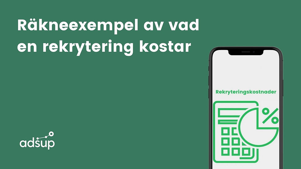 Kalkyl i en mobil.