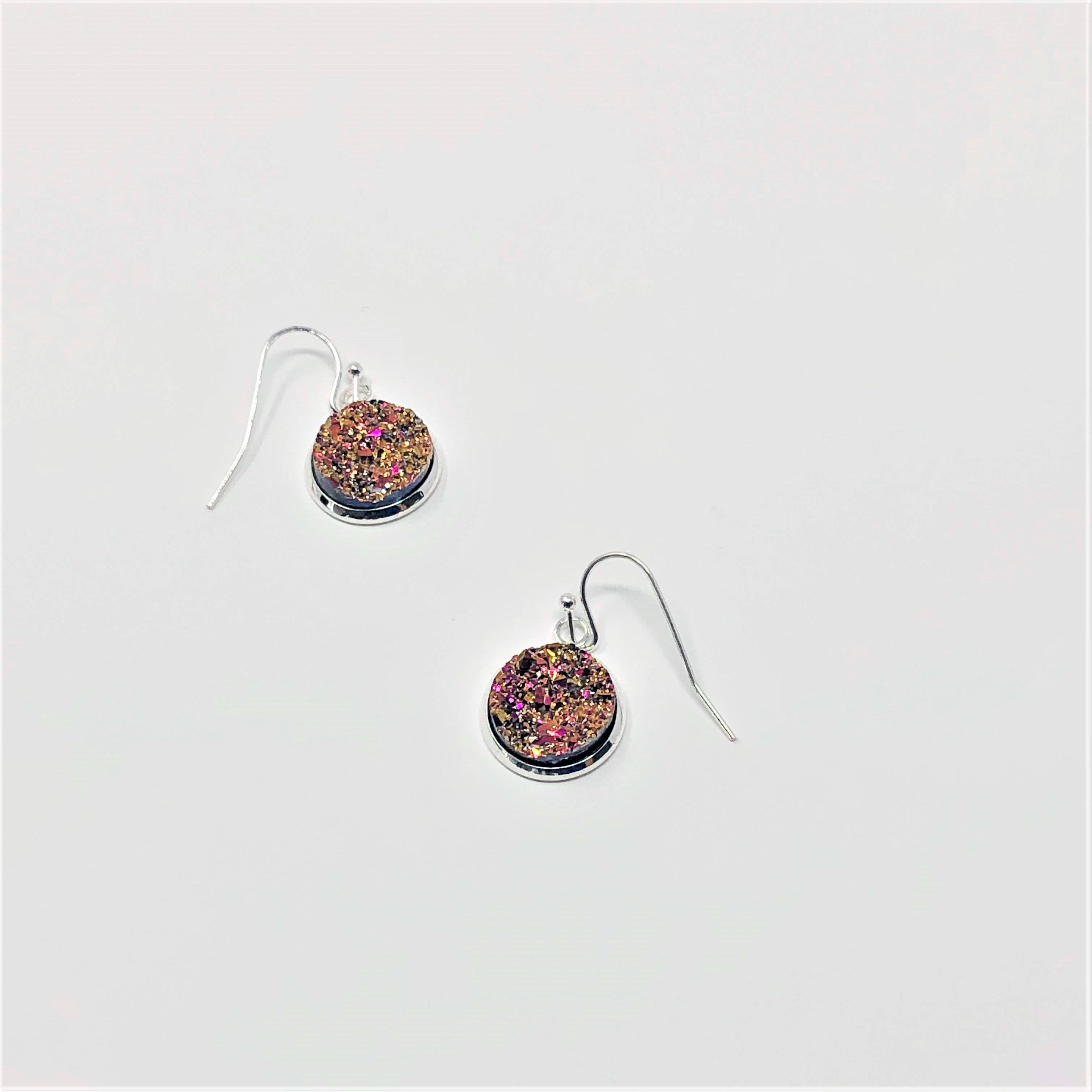 Stardust Shimmer - Druzy Earrings