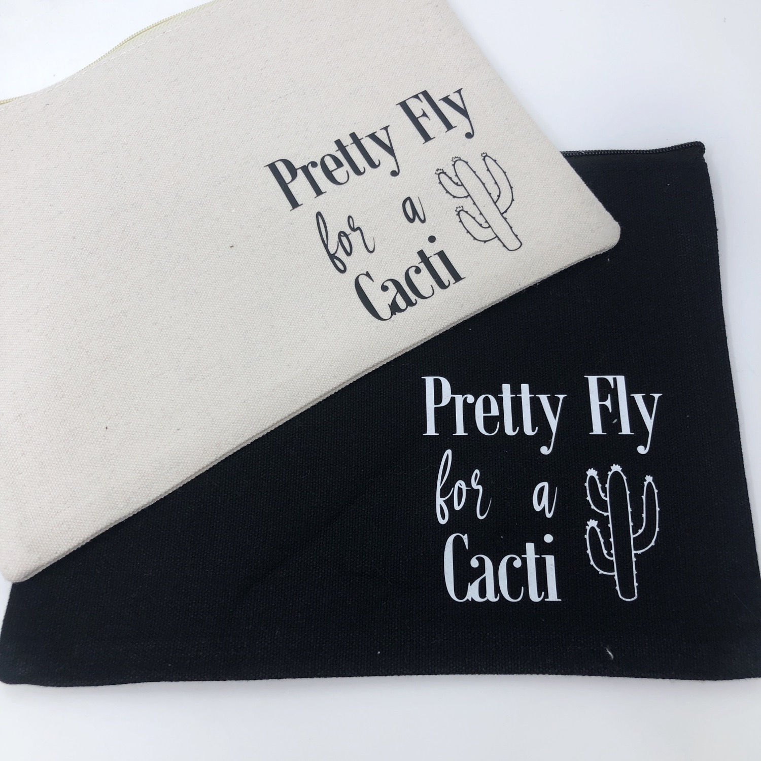 Pretty fly for a cacti - Zippered Pouch