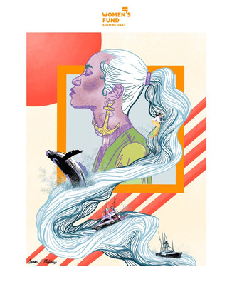 Ariana Lee Creative print designed for the Women's Fund South Coast